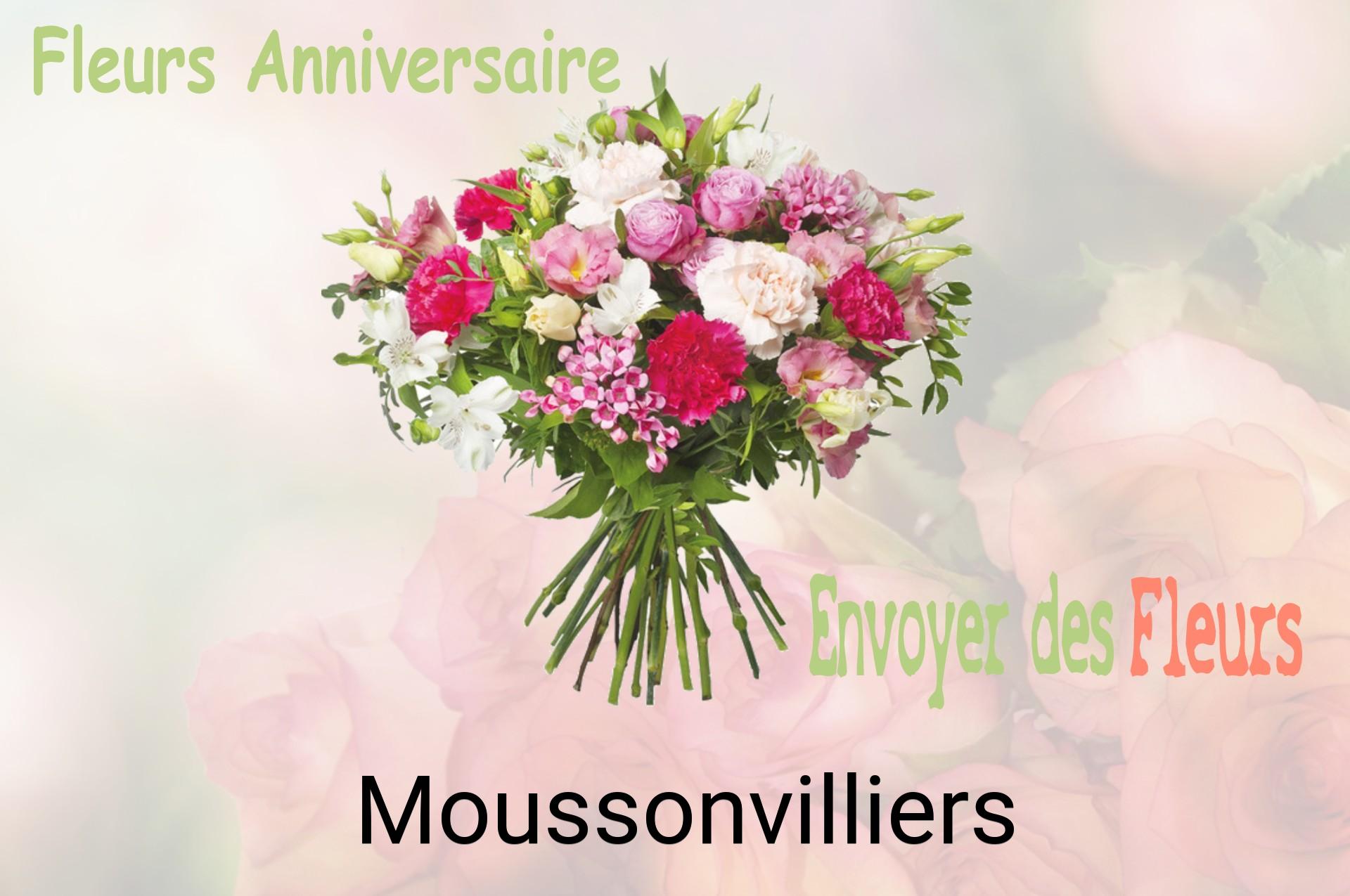 Bouquet de fleurs d’anniversaire livré à Moussonvilliers